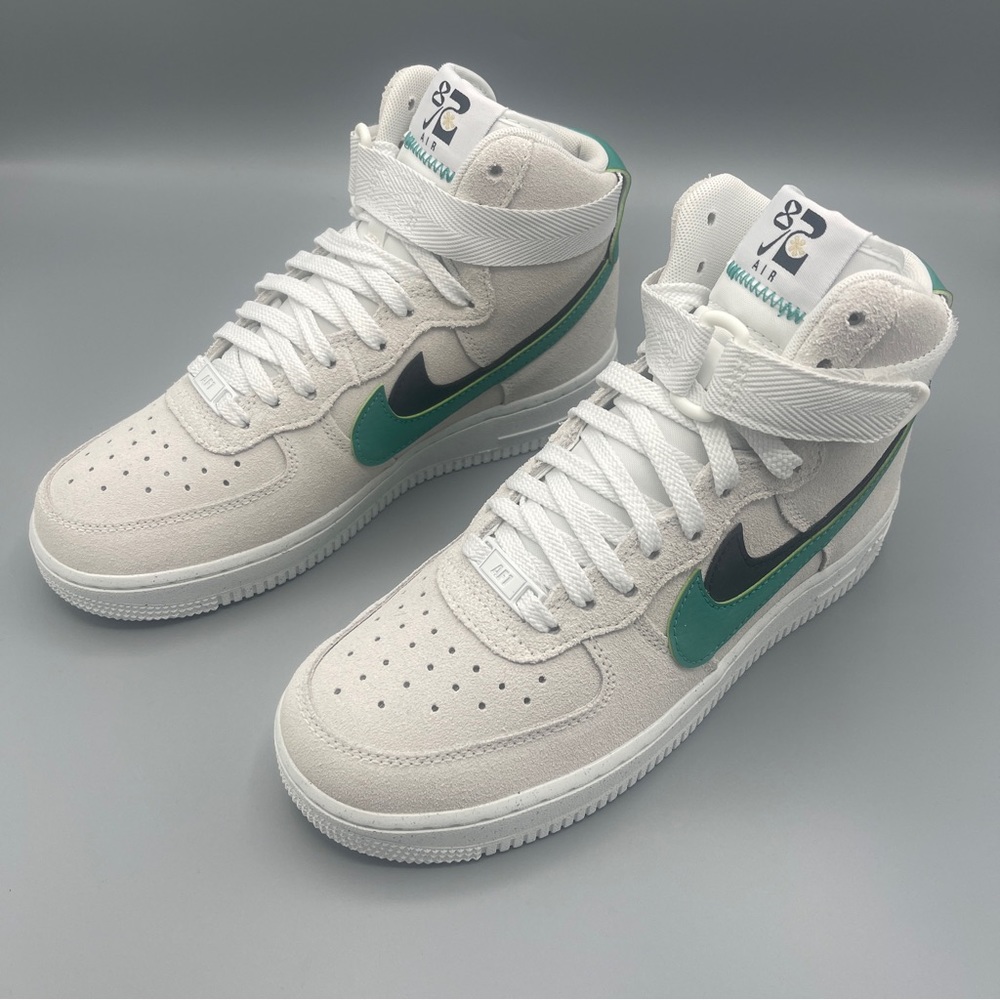 Womens Nike Air Force 1 High SE 'Sesame Neptune Green'/ Size 7 - Picture 5 of 13